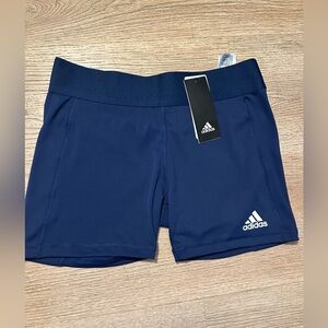 Adidas Women's Dark Blue Athletic Shorts